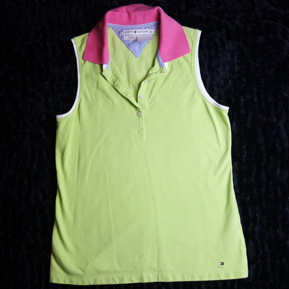 VINTAGE TOMMY HILFIGER SLEEVELESS SHIRT